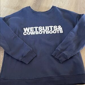 Navy Blue Graphic sweatshirt